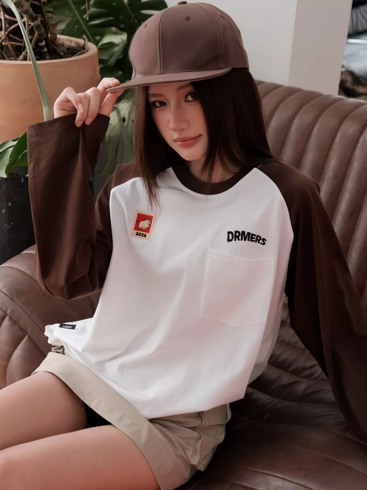 Áo Thun Tay Dài Raglan Outerity Foal 26 Form Boxy Cotton 100% Nam Nữ Unisex/DREAM HORSE COLLECTION 2026