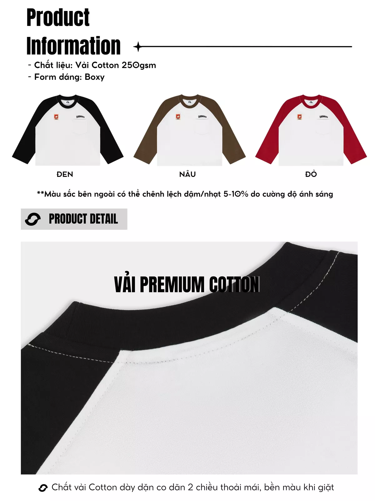Áo Thun Tay Dài Raglan Outerity Foal 26 Form Boxy Cotton 100% Nam Nữ Unisex/DREAM HORSE COLLECTION 2026