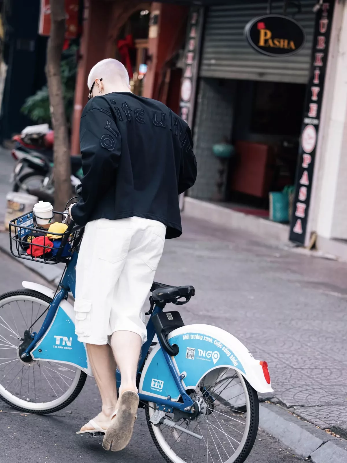 Quần Short Nam Nữ The ORBIT - ORBIT CARGO WHITEOUT WHITE  - Local Brand Chính Hãng