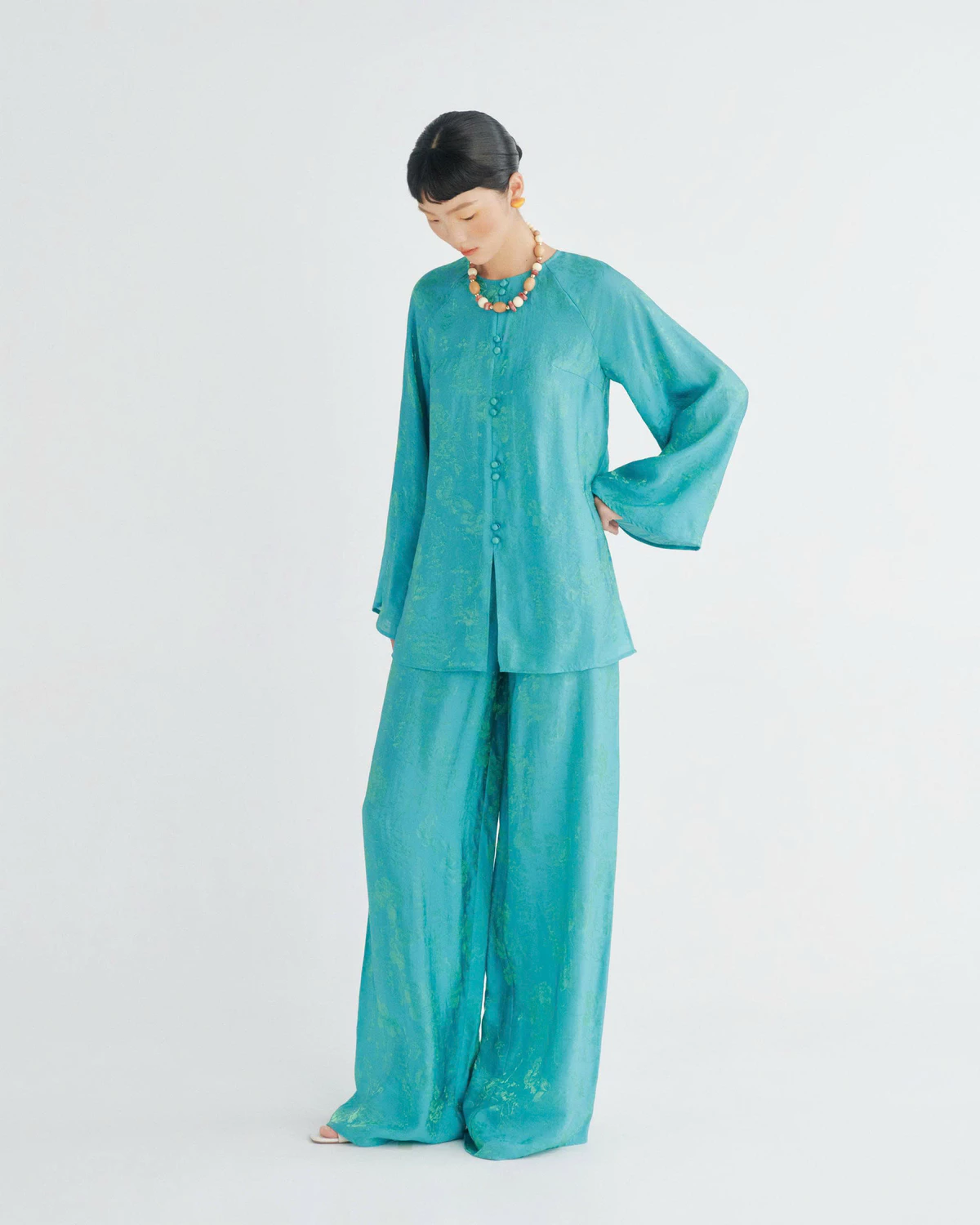 Nosbyn - Set Bà Ba Chất Liệu Lụa Cao Cấp - Ba Ba Silk Set