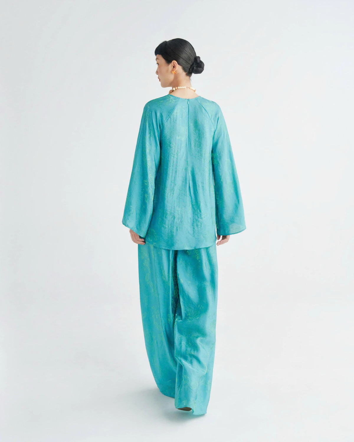 Nosbyn - Set Bà Ba Chất Liệu Lụa Cao Cấp - Ba Ba Silk Set