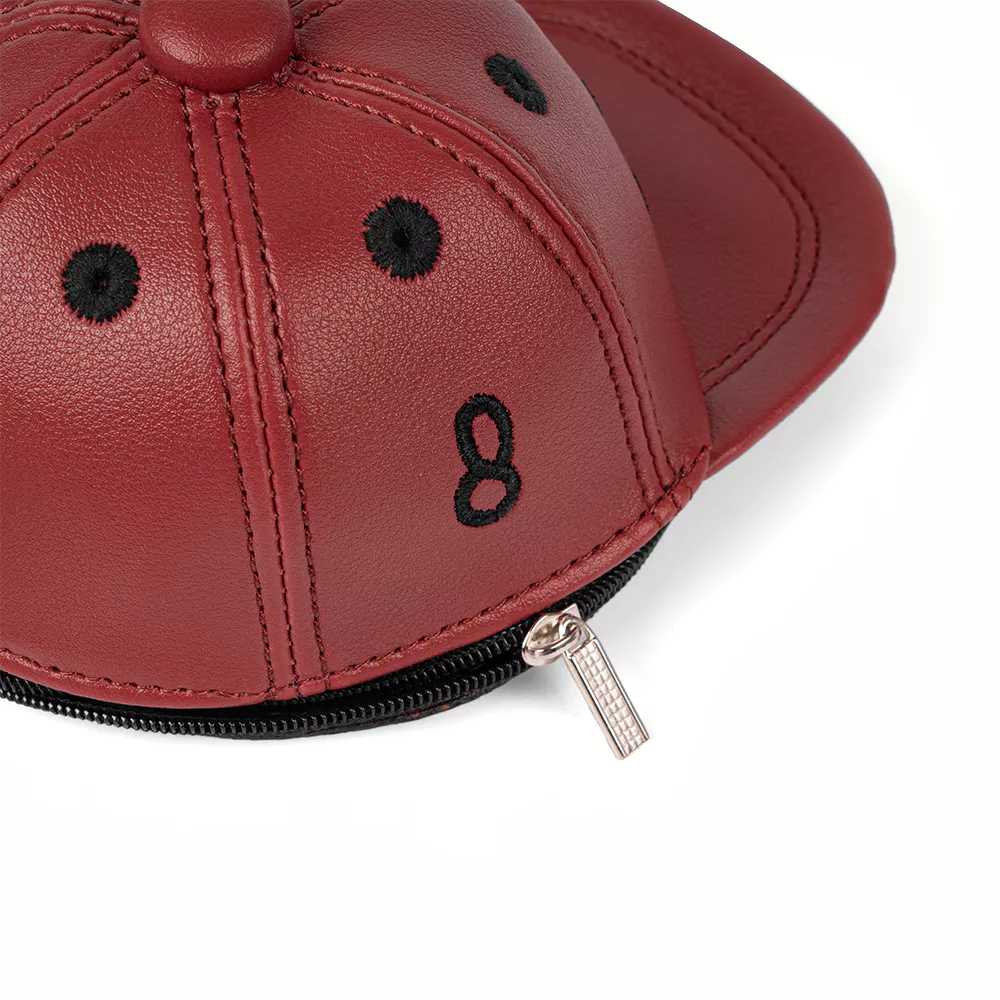 Phụ kiện The ORBIT - Mini CapKeychain 08 RUBY Da -  Phụ kiện móc khoá, nón đeo chéo, đựng đồ