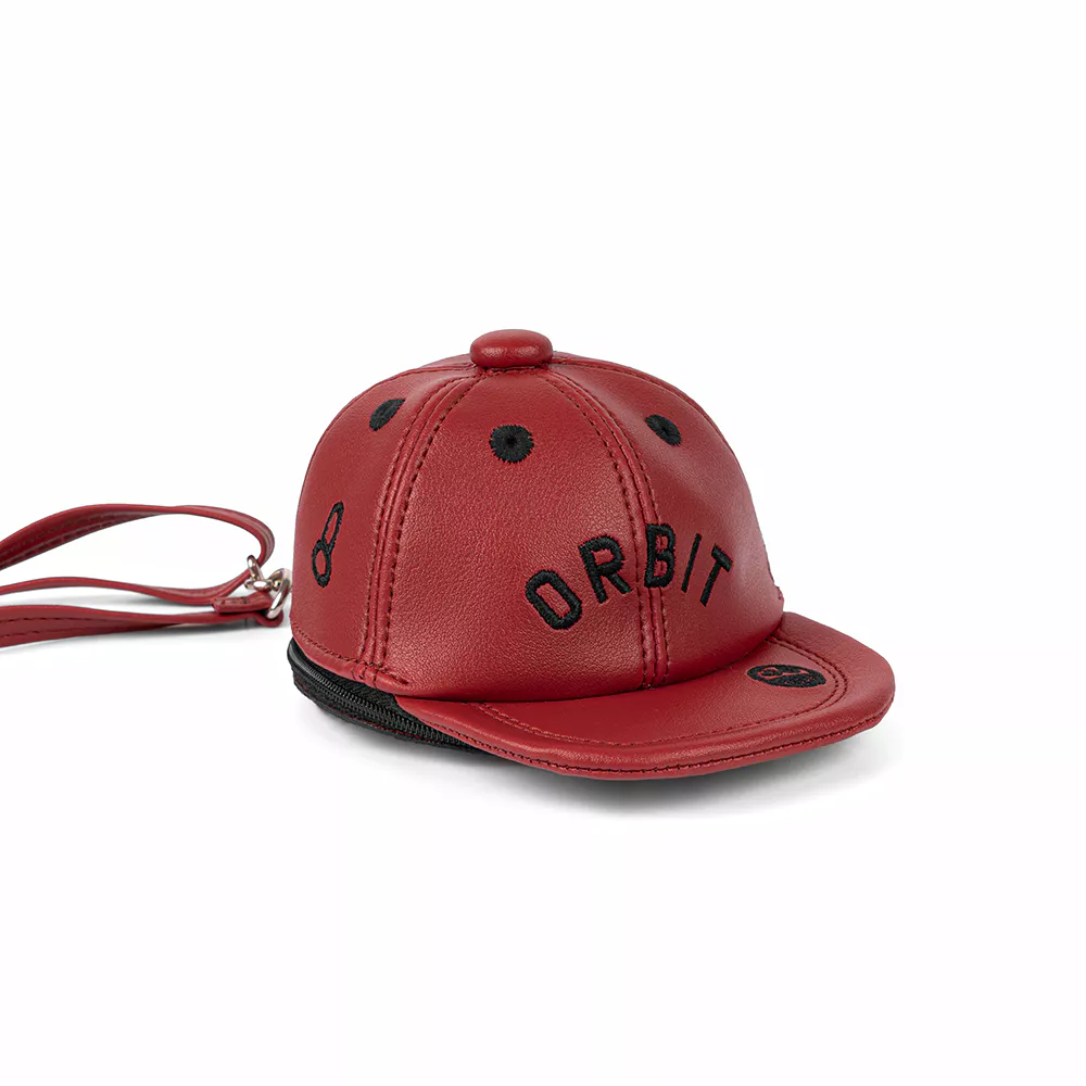 Phụ kiện The ORBIT - Mini CapKeychain 08 RUBY Da -  Phụ kiện móc khoá, nón đeo chéo, đựng đồ
