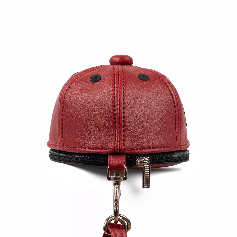 Phụ kiện The ORBIT - Mini CapKeychain 08 RUBY Da -  Phụ kiện móc khoá, nón đeo chéo, đựng đồ