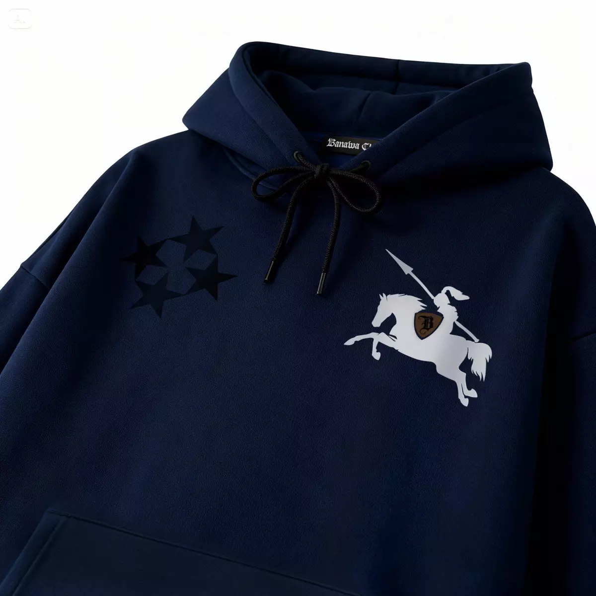 Áo Hoodie Nỉ Unisex Banawa - Rising Knight Hoodie Navy | Local Brand Chính Hãng