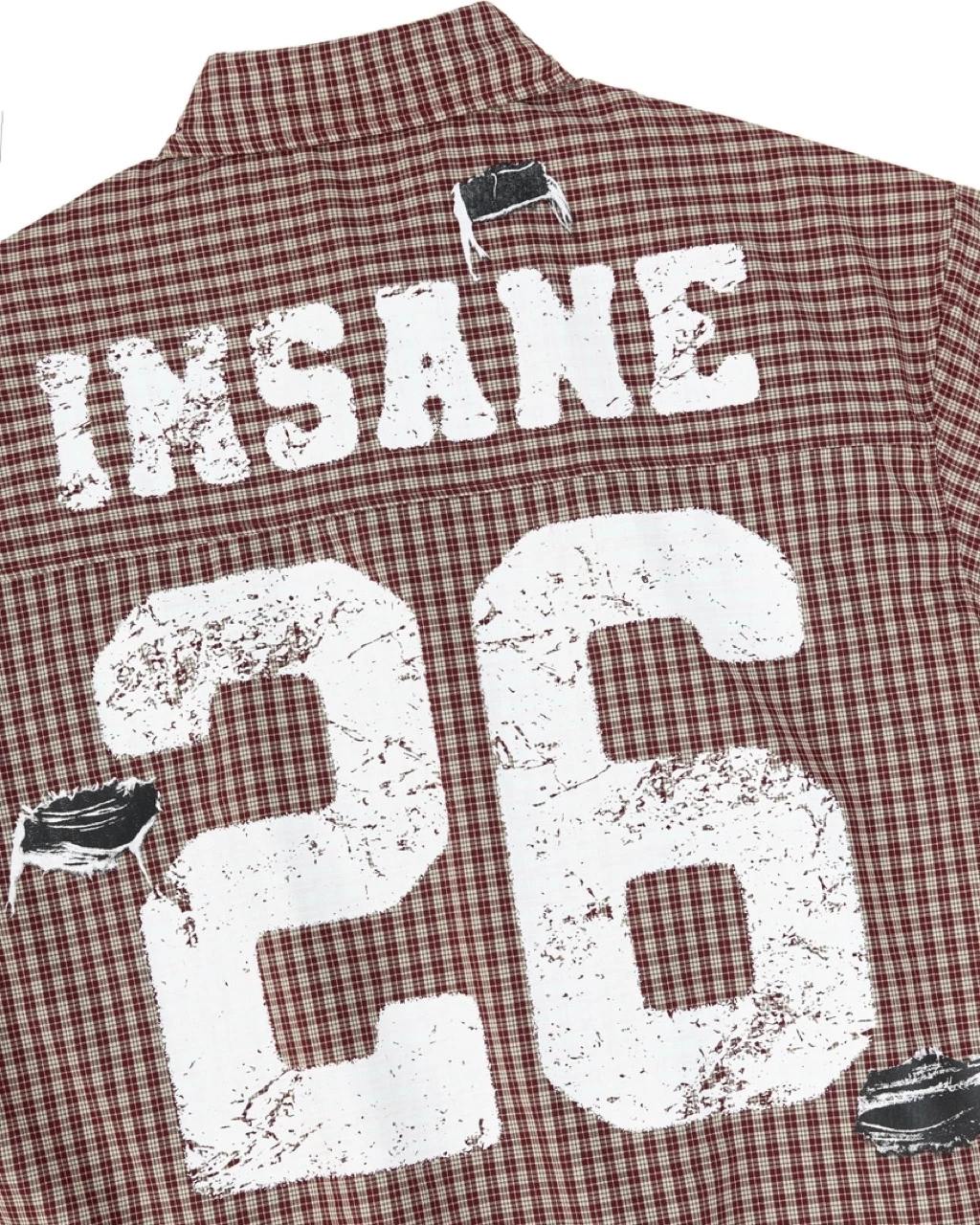 Áo Sơmi InsaneClo RIPPED 26 SHIRT Form Boxy Unisex Vải Sơmi Nhập