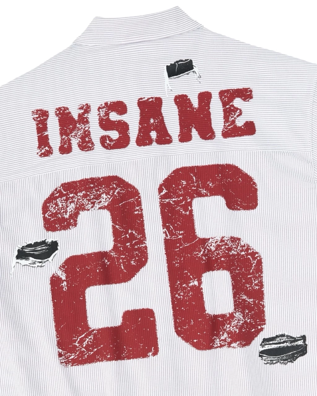 Áo Sơmi InsaneClo RIPPED 26 SHIRT Form Boxy Unisex Vải Sơmi Nhập