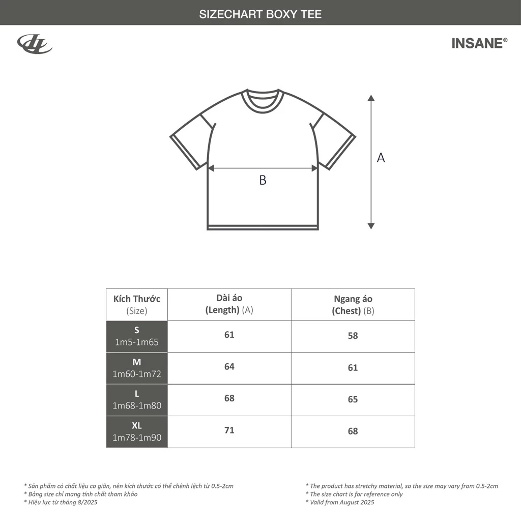 Áo Thun InsaneClo HORSESHOE TEE Form Unisex Vải Thun Cotton