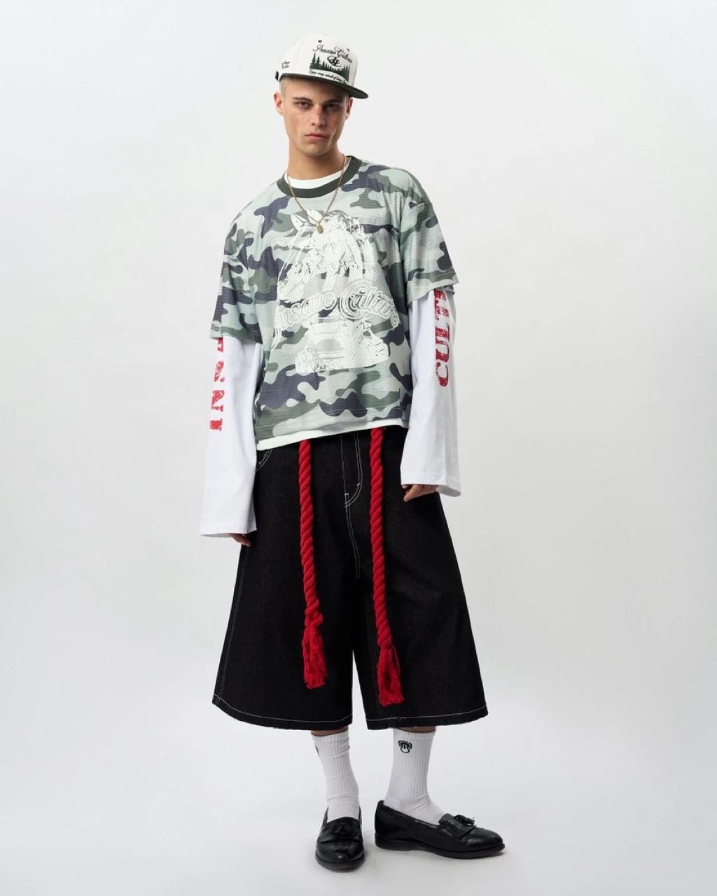 Áo Thun InsaneClo KNIGHT CAMO TEE Form Unisex Vải Lưới Jersey