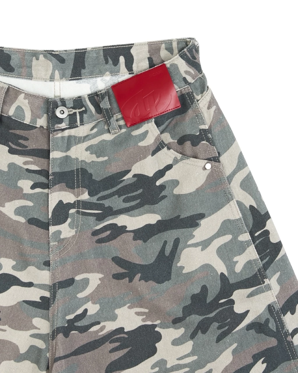 Quần Lửng InsaneClo HORSESHOE JORTS Form Rộng Dài Qua Gối Unisex Chất Liệu Denim