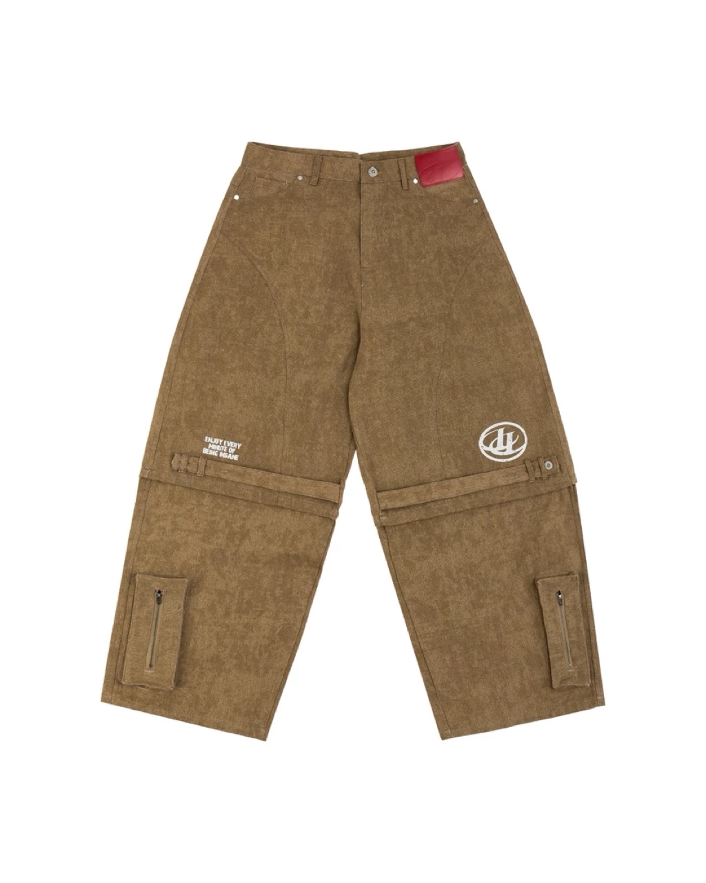 Quần Dài InsaneClo STRAP PANTS Form Baggy Unisex Vải Bố Cotton