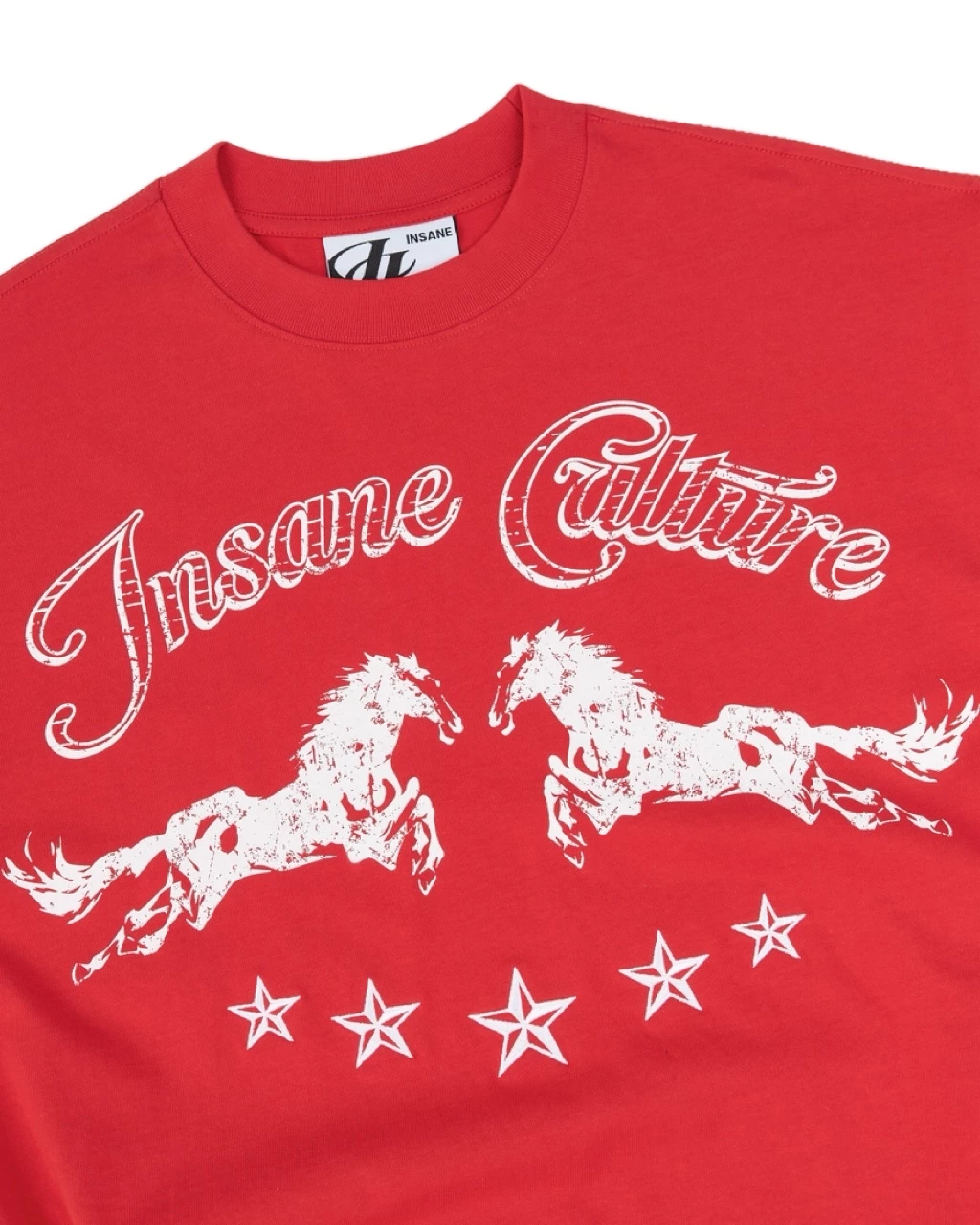 Áo Thun InsaneClo TWIN HORSE TEE Form Unisex Vải Thun Cotton