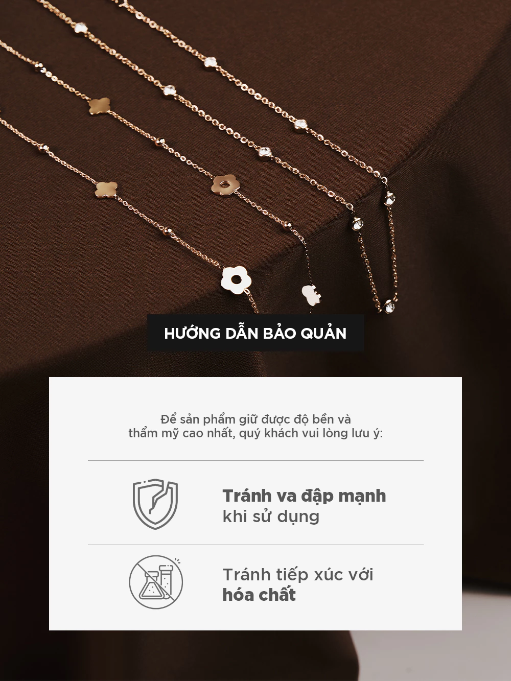 Bộ Sưu Tập Dây Chuyền nữ Curnon "Golden Hour" Collection - Trang Sức Phong Cách, Tinh Tế - Chất Liệu Thép Không Gỉ