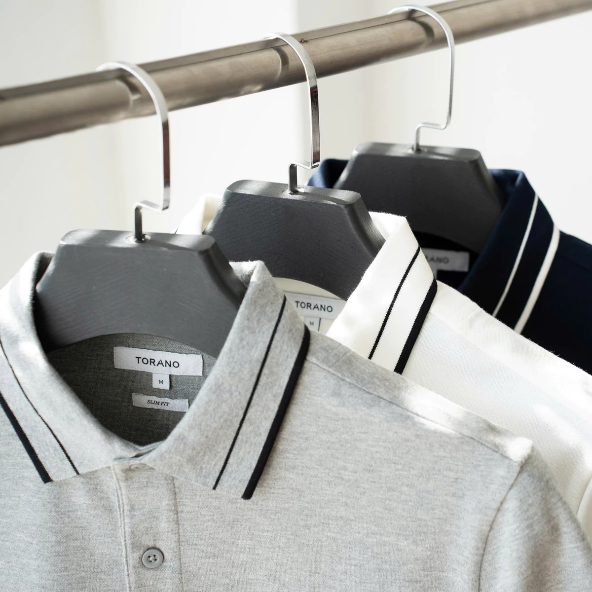 Áo polo CROSSOVER POLO TORANO kẻ bo tay lịch thiệp, thoải mái, chống tĩnh điện GSTP068