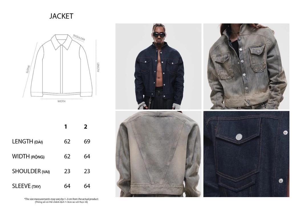 Áo RVB SHINKA CORE DENIM Jacket BLUE