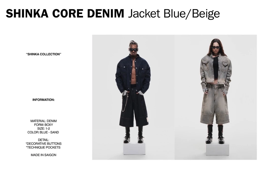 Áo RVB SHINKA CORE DENIM Jacket BLUE