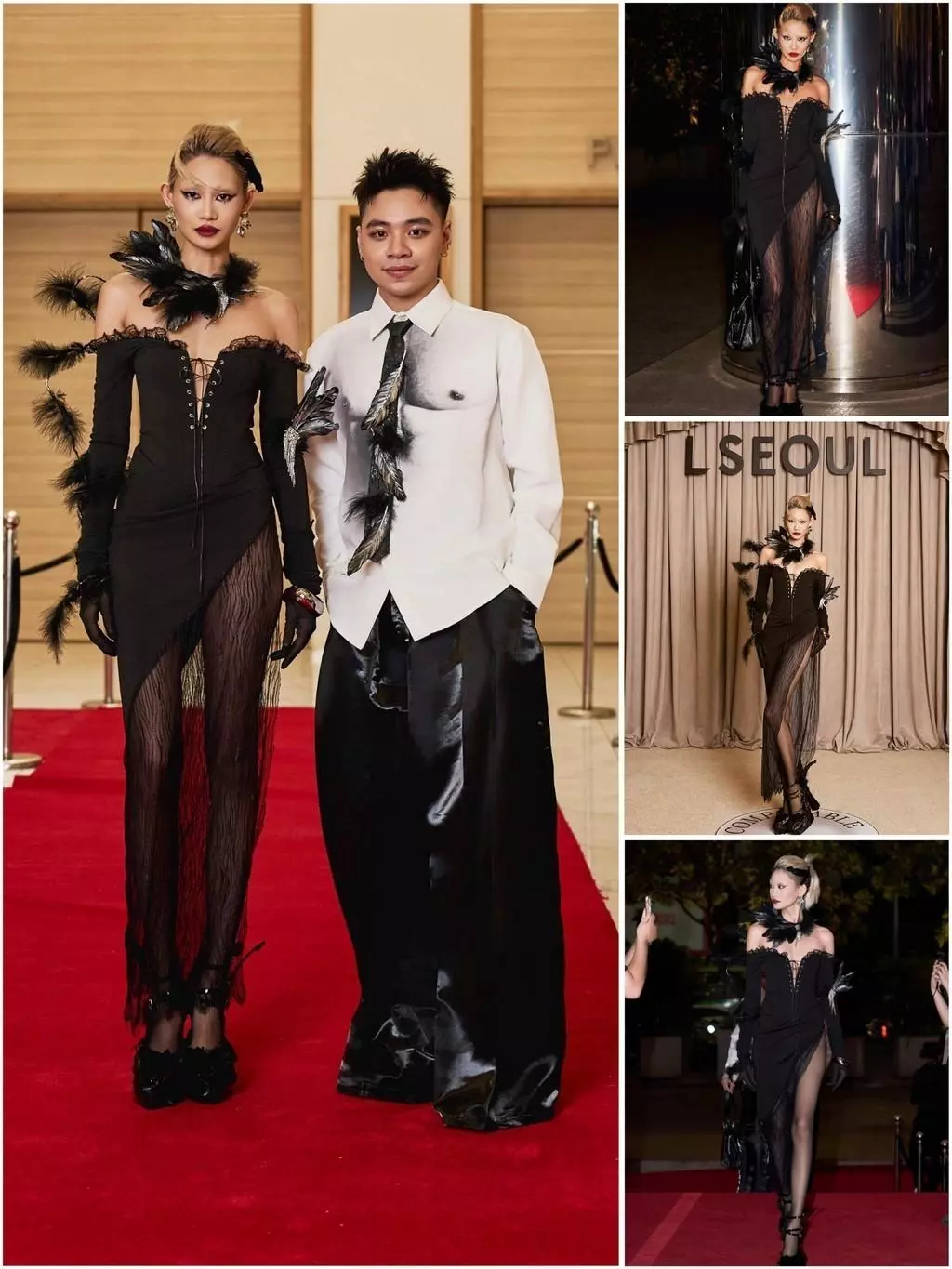 LSOUL Lucid Dress Váy Trễ Vai Cut Out Nữ Women V23121592