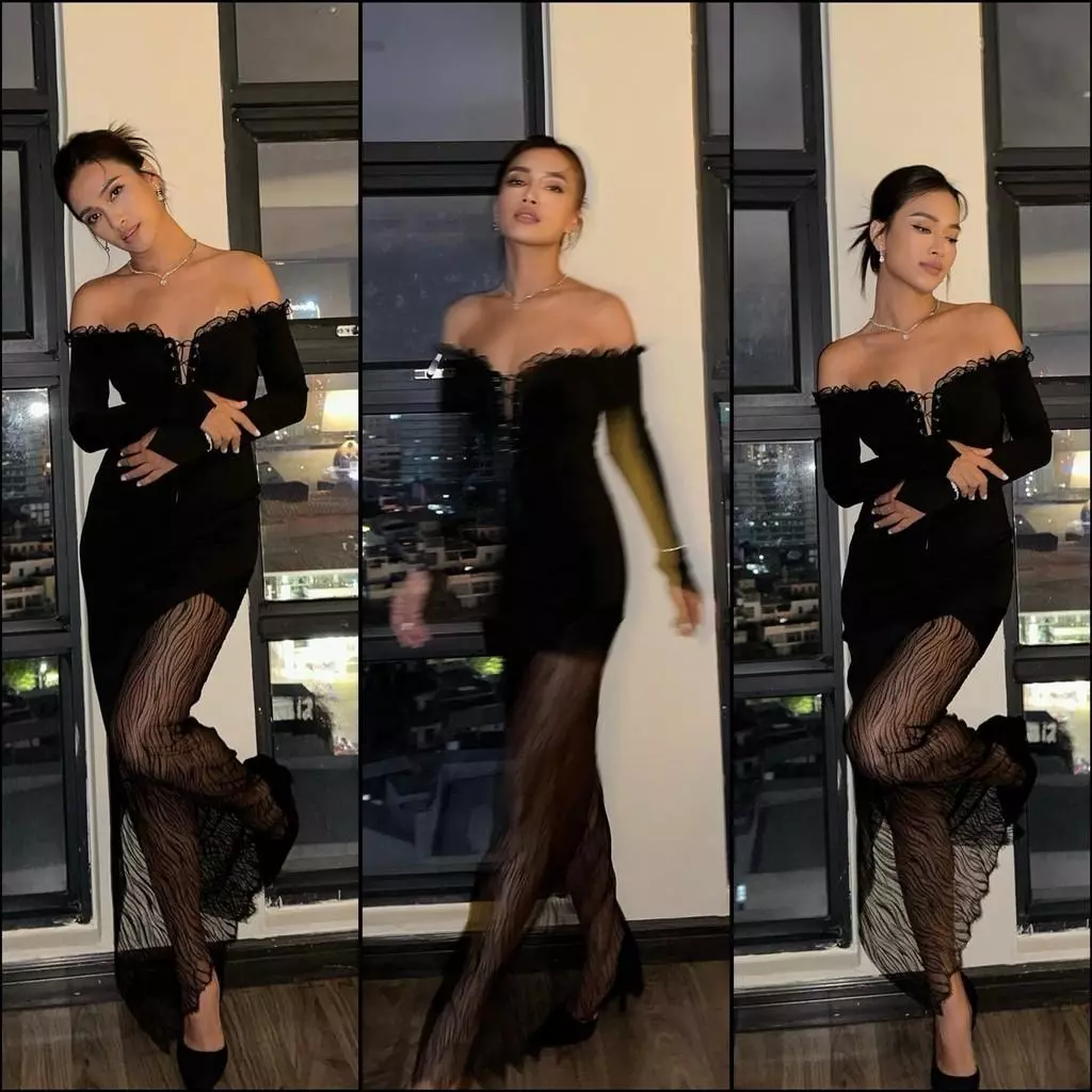 LSOUL Lucid Dress Váy Trễ Vai Cut Out Nữ Women V23121592