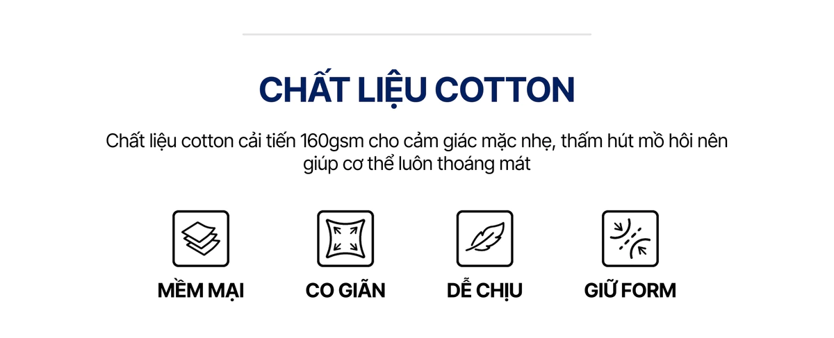 Áo thun nam trơn cổ tròn ICONDENIM, áo phông trơn vải cotton lightweight thoáng mát, siêu nhẹ, form regular ATID0190