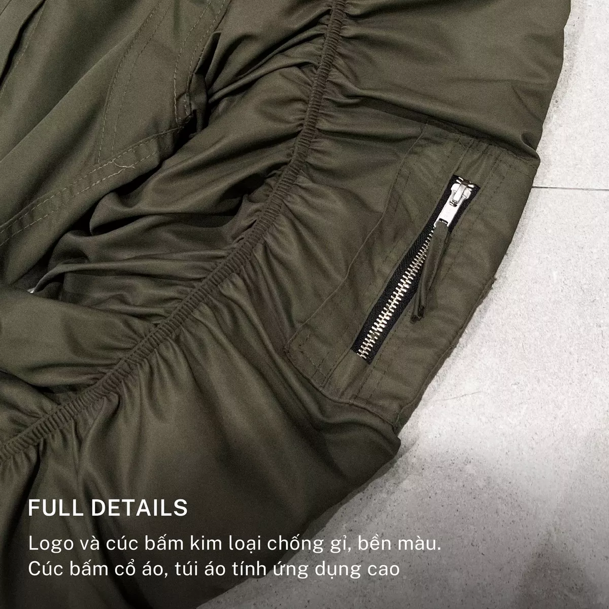 Áo Hoodie Bomber SNAZZY Unisex Vải Gió Pilot Chần Bông Chính Hãng - BOMBER HD