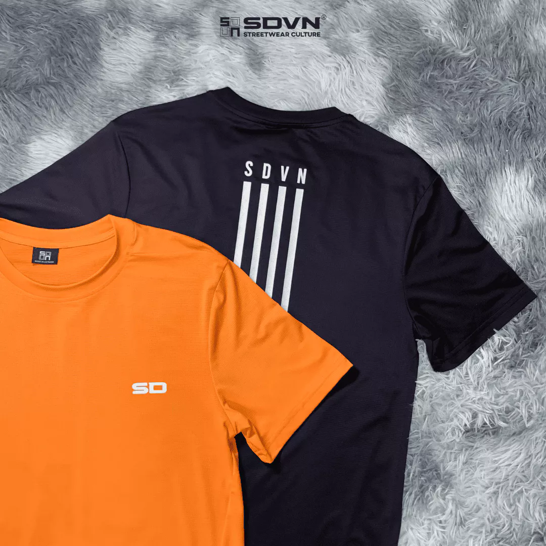 Áo thể thao nam SDVN Active Tee vải thun thoáng mát dễ chịu - thương hiệu SDVN