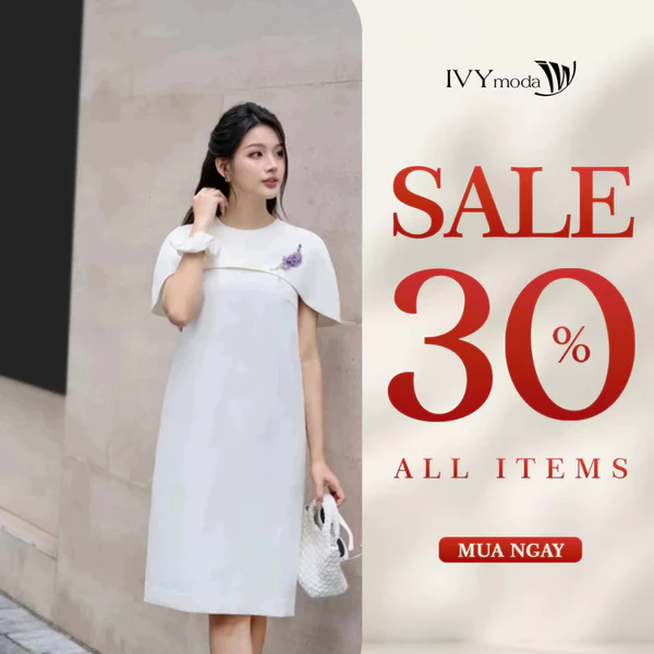 Moonlight Gown - Đầm suông tay liền nữ IVY moda MS 48B0033