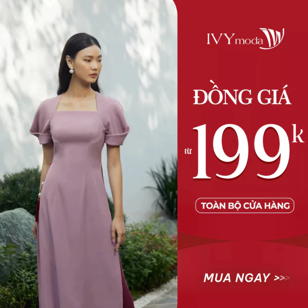 Áo dài nữ Ý Châu IVY moda MS 86M6703