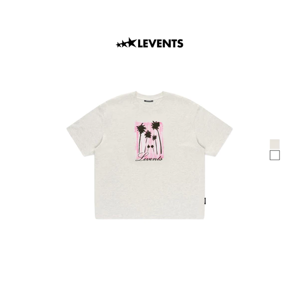 Áo Thun Levents Palm Tree Semi-Oversized Tee 100% Cotton T-shirt