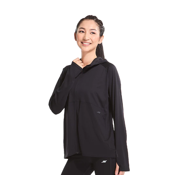 Áo Khoác Có Nón Nữ Skechers City Running Club Hooded Jacket - SP125W157-0018 Online Sale